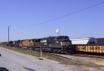 NS 9726 leads a string of locomotives thru the yard